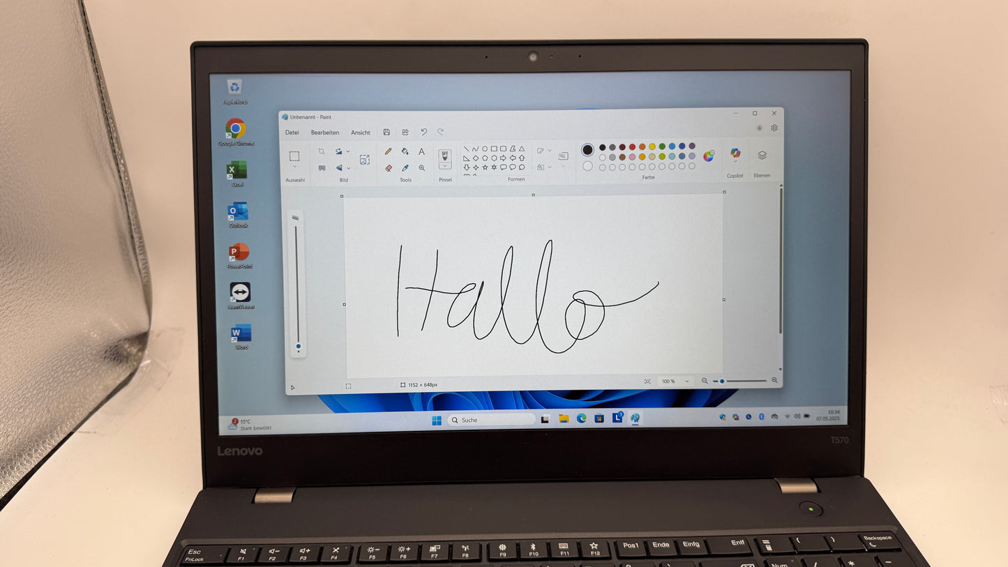 Lenovo ThinkPad T570, 15,6" FHD IPS Touch, i5, 256GB SSD, Windows 11 Pro