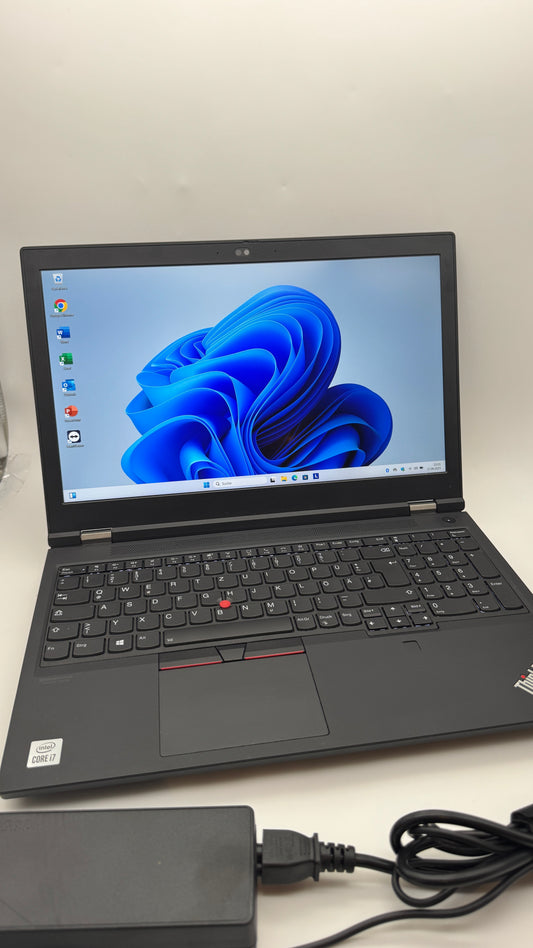 Lenovo ThinkPad P15 i7-10750, 32GB RAM 1TB, Quadro T2000 Win 11 Pro