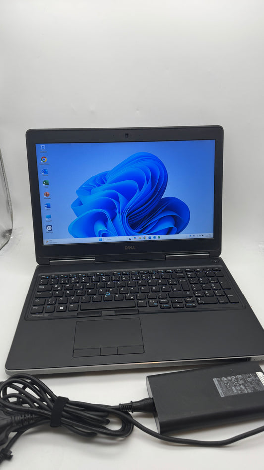 Dell Precision 7520 Xeon, NVIDIA Quadro M2200, 32GB RAM, 512GB SSD, Win11 Pro